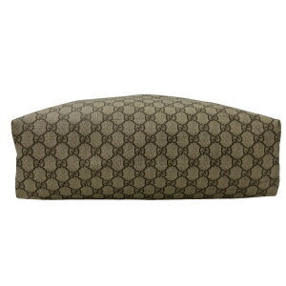 Gucci GG Tote Shoulder Bag Brown Beige - Picture 3 of 9